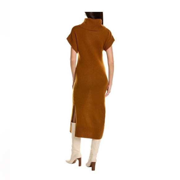 philosophy Turtleneck Cashmere Midi Dress - Picture 3 of 6